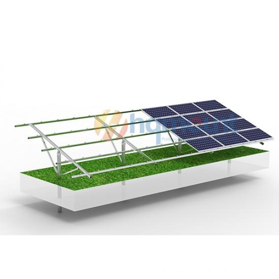 ramming pile solar racking system