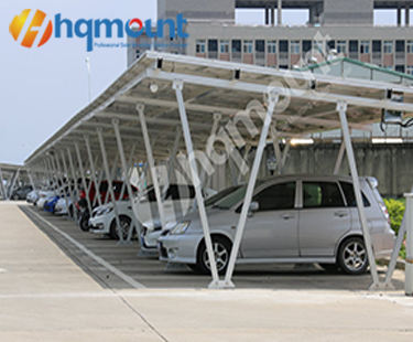  1,15 МВт алюмінієвий сонячний навіс для автомобіля