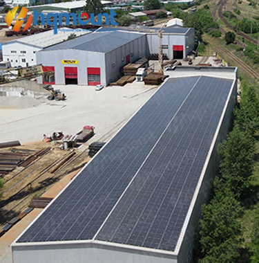 Встановлення фотоелектричної установки на жерстяному даху потужністю 1 МВт було успішно завершено

