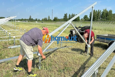 Алюмінієвий кронштейн для сонячної електростанції HQ Mount GT1
