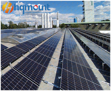 1 МВт HQ Mount для сонячного баластного бетонного даху